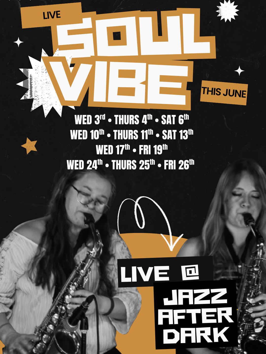 REGULAR GIGS AT JAZZ AFTER DARK